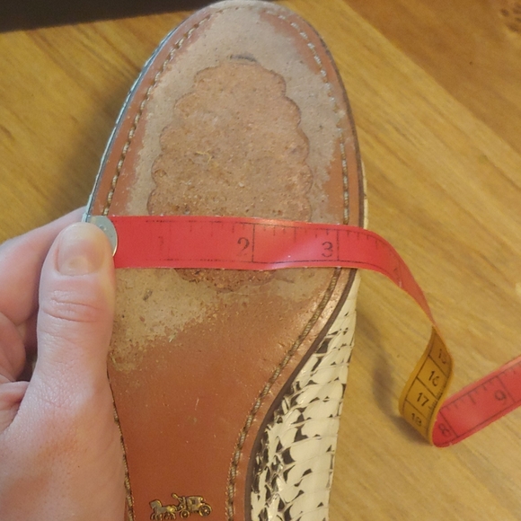 Coach Lola ballet flat in black white snake print - Picture 13 of 14